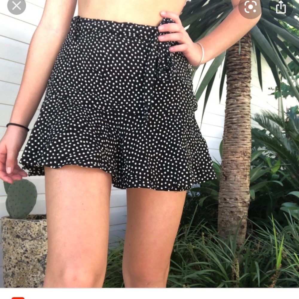 Zara black skort
